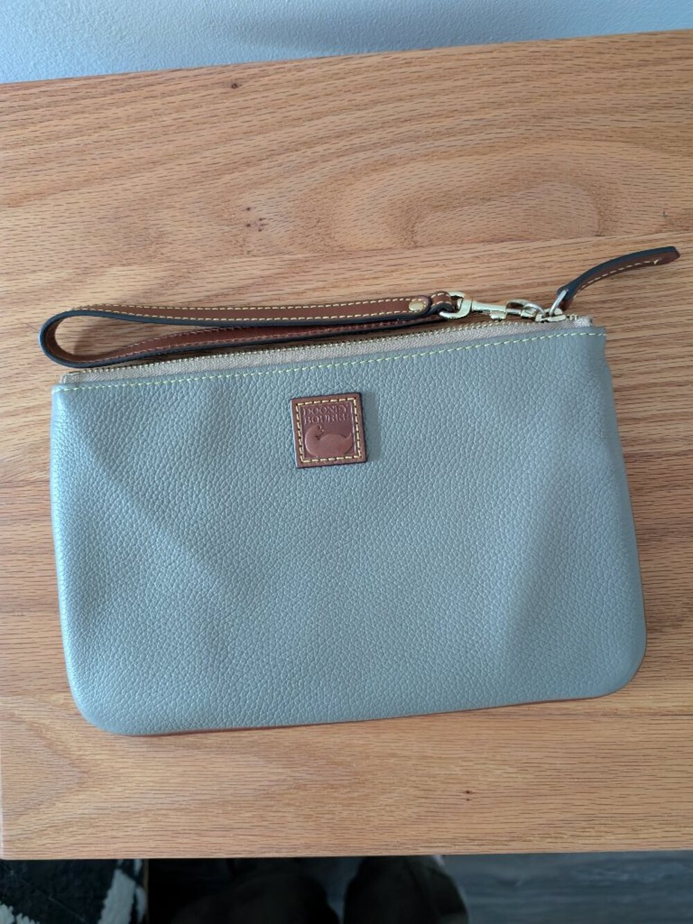 Dooney and Bourke Pebble Grain Leather Wristlet